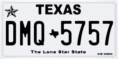 TX license plate DMQ5757
