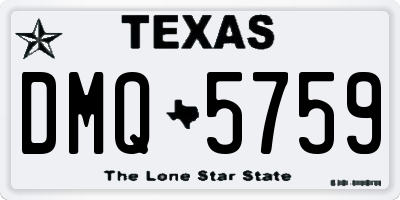 TX license plate DMQ5759