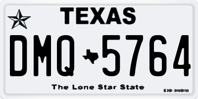 TX license plate DMQ5764
