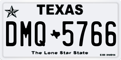 TX license plate DMQ5766