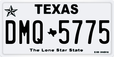 TX license plate DMQ5775
