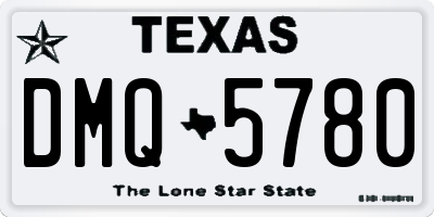 TX license plate DMQ5780