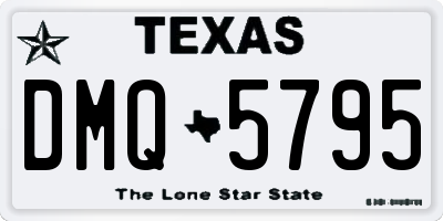 TX license plate DMQ5795