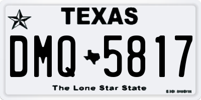 TX license plate DMQ5817