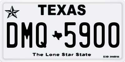 TX license plate DMQ5900
