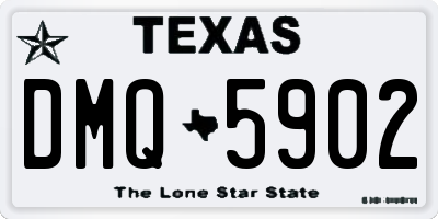 TX license plate DMQ5902