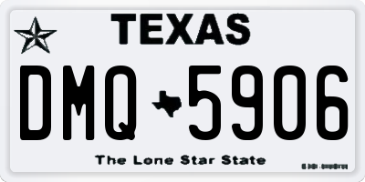 TX license plate DMQ5906
