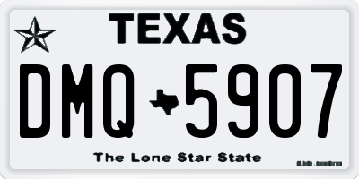 TX license plate DMQ5907