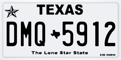 TX license plate DMQ5912