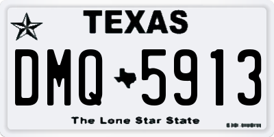 TX license plate DMQ5913