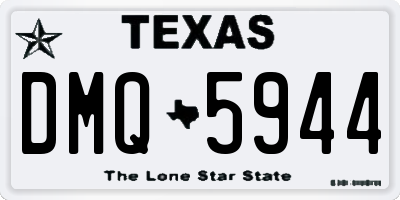 TX license plate DMQ5944
