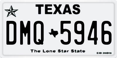 TX license plate DMQ5946