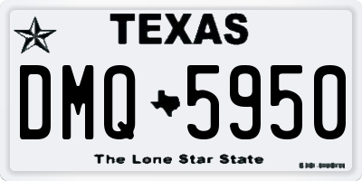 TX license plate DMQ5950