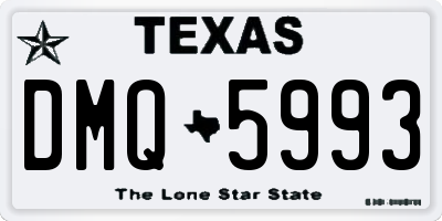 TX license plate DMQ5993