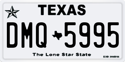 TX license plate DMQ5995