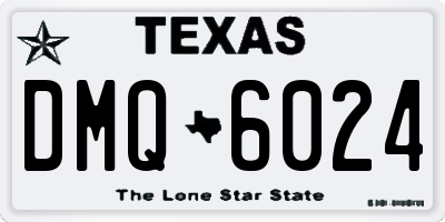 TX license plate DMQ6024