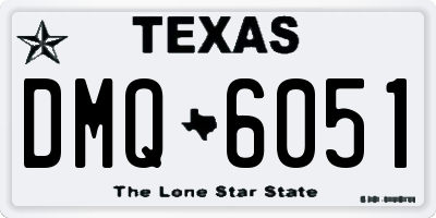 TX license plate DMQ6051