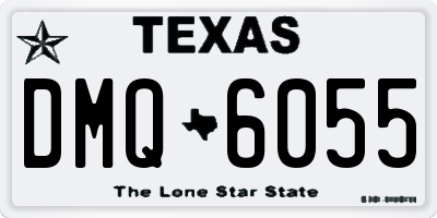 TX license plate DMQ6055