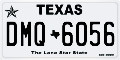 TX license plate DMQ6056