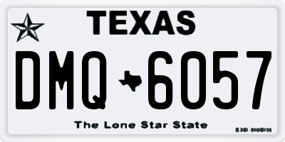 TX license plate DMQ6057