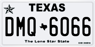 TX license plate DMQ6066