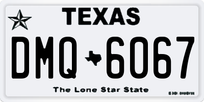 TX license plate DMQ6067