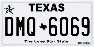 TX license plate DMQ6069