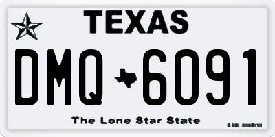 TX license plate DMQ6091