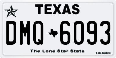 TX license plate DMQ6093