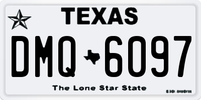 TX license plate DMQ6097