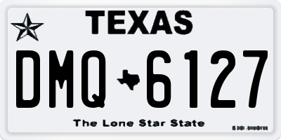 TX license plate DMQ6127