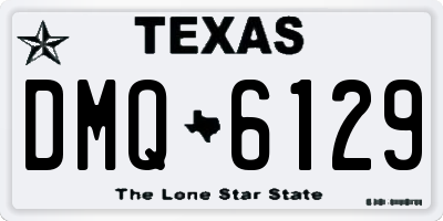 TX license plate DMQ6129