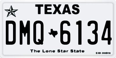 TX license plate DMQ6134