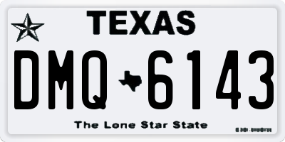 TX license plate DMQ6143
