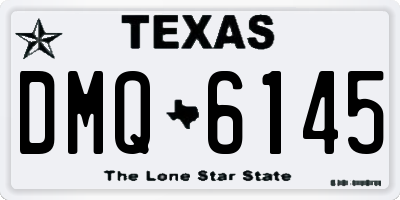 TX license plate DMQ6145