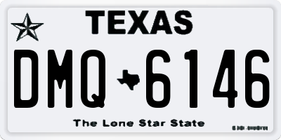 TX license plate DMQ6146