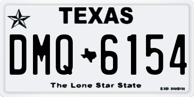 TX license plate DMQ6154