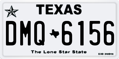 TX license plate DMQ6156