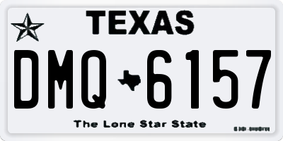 TX license plate DMQ6157
