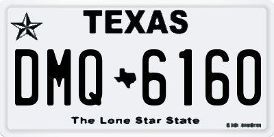 TX license plate DMQ6160