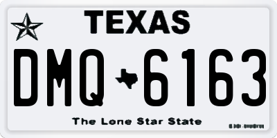 TX license plate DMQ6163