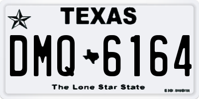 TX license plate DMQ6164