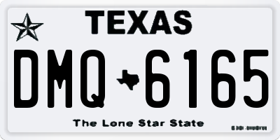 TX license plate DMQ6165