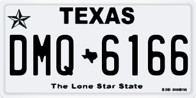 TX license plate DMQ6166