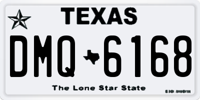 TX license plate DMQ6168