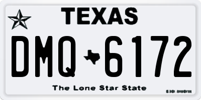 TX license plate DMQ6172