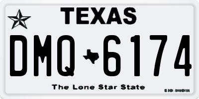 TX license plate DMQ6174