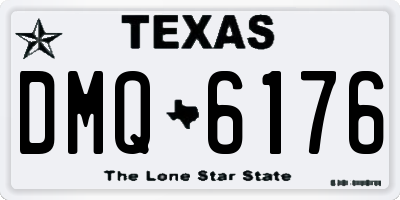 TX license plate DMQ6176
