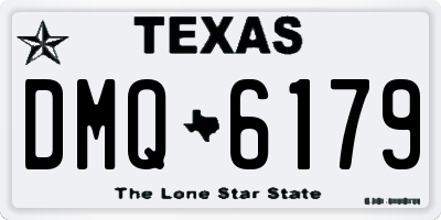 TX license plate DMQ6179