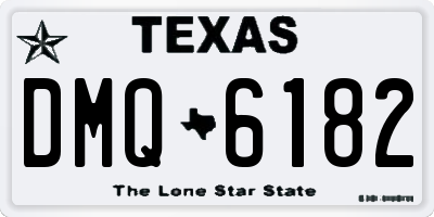 TX license plate DMQ6182